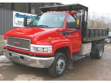 2003 Victory Red GMC C Series TopKick C4500 Regular Cab Chassis Stake Truck #78214006