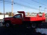 2013 Victory Red Chevrolet Silverado 3500HD WT Regular Cab Dump Truck #78214418