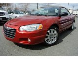2004 Inferno Red Pearl Chrysler Sebring Limited Convertible #78214204