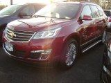 2013 Crystal Red Tintcoat Chevrolet Traverse LT AWD #78213750