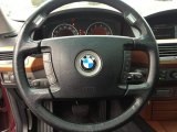 2002 BMW 7 Series 745i Sedan Steering Wheel