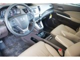 2013 Honda CR-V EX-L Beige Interior