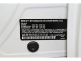 2012 5 Series Color Code for Alpine White - Color Code: 300
