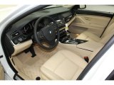 2012 BMW 5 Series ActiveHybrid 5 Venetian Beige Interior