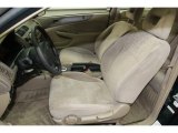 2001 Honda Civic EX Coupe Beige Interior