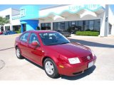 2000 Canyon Red Metallic Volkswagen Jetta GLS Sedan #7783474