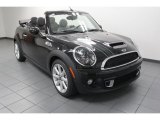 2013 Midnight Black Metallic Mini Cooper S Convertible Highgate Package #78266320