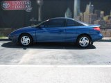 2002 Blue Saturn S Series SC2 Coupe #7788808