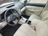 2010 Subaru Legacy 2.5i Premium Sedan Warm Ivory Interior