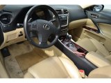 2006 Lexus IS 250 Cashmere Beige Interior