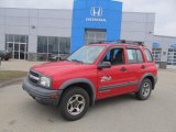 2001 Wildfire Red Chevrolet Tracker ZR2 Hardtop 4WD #78266496