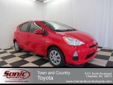 2013 Absolutely Red Toyota Prius c Hybrid One #78266370