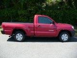 2006 Impulse Red Pearl Toyota Tacoma Regular Cab #7795647