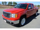 2013 Fire Red GMC Sierra 1500 SLE Extended Cab 4x4 #78266465