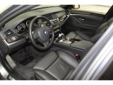 2012 BMW 5 Series 550i Sedan Black Interior