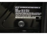2012 5 Series Color Code for Jet Black - Color Code: 668