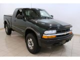 2001 Forest Green Metallic Chevrolet S10 LS Extended Cab 4x4 #78320161