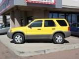 Chrome Yellow Metallic Ford Escape in 2001