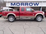 2013 Ruby Red Metallic Ford F250 Super Duty Lariat SuperCab 4x4 #78319697