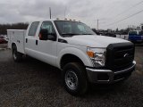 2013 Ford F350 Super Duty XL Crew Cab 4x4 Utility Truck Front 3/4 View