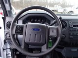 2013 Ford F350 Super Duty XL Crew Cab 4x4 Utility Truck Steering Wheel