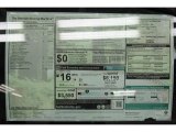 2013 BMW M6 Convertible Window Sticker