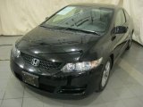 2010 Crystal Black Pearl Honda Civic EX Coupe #78320130