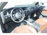 2013 Audi A5 2.0T Cabriolet Chestnut Brown Interior
