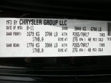 2012 Dodge Ram 1500 ST Quad Cab Info Tag