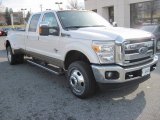 2013 Ford F350 Super Duty Lariat Crew Cab 4x4 Dually Front 3/4 View