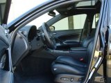 2012 Lexus IS F F Black Alcantara w/Blue Stitching Interior