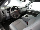 2012 Ford F250 Super Duty XLT Crew Cab 4x4 Steel Interior
