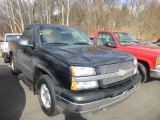 2004 Black Chevrolet Silverado 1500 LS Regular Cab #78374643