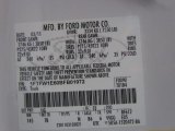 2011 F150 Color Code for White Platinum Metallic Tri-Coat - Color Code: UG