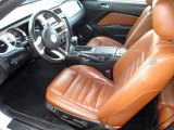 2010 Ford Mustang V6 Premium Convertible Saddle Interior