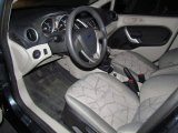 2011 Ford Fiesta SE Hatchback Light Stone/Charcoal Black Cloth Interior