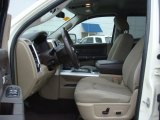 2010 Dodge Ram 1500 Big Horn Quad Cab 4x4 Light Pebble Beige/Bark Brown Interior
