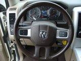 2010 Dodge Ram 1500 Big Horn Quad Cab 4x4 Steering Wheel