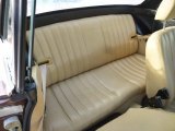 1979 Fiat Spider 2000  Rear Seat