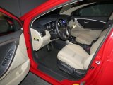 2013 Hyundai Elantra GT Beige Interior