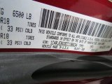 2014 Grand Cherokee Color Code for Deep Cherry Red Crystal Pearl - Color Code: PRP