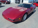 1991 Dark Red Metallic Chevrolet Corvette Convertible #78374364