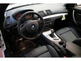 2013 BMW 1 Series 135i Convertible Black Interior