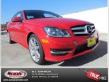 2013 Mars Red Mercedes-Benz C 250 Coupe #78374526