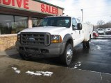 2005 Oxford White Ford F550 Super Duty XL Crew Cab Chassis Utility #78375075