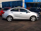 2012 Silver Ice Metallic Chevrolet Sonic LTZ Sedan #78374334