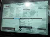 2013 GMC Sierra 2500HD SLE Regular Cab 4x4 Window Sticker