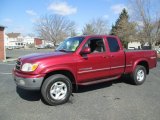 2002 Sunfire Red Pearl Toyota Tundra Limited Access Cab 4x4 #78375059