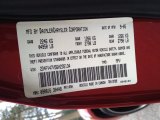 2006 Magnum Color Code for Inferno Red Crystal Pearl - Color Code: PRH