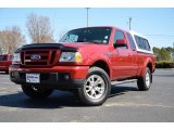 Redfire Metallic Ford Ranger in 2007